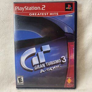 Gran Turismo 3 A-Spec Greatest Hits (PlayStation 2,2001) CIB Tested FAST SHIPPIN
